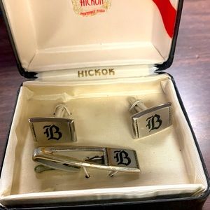 Cuff links and Tie clip